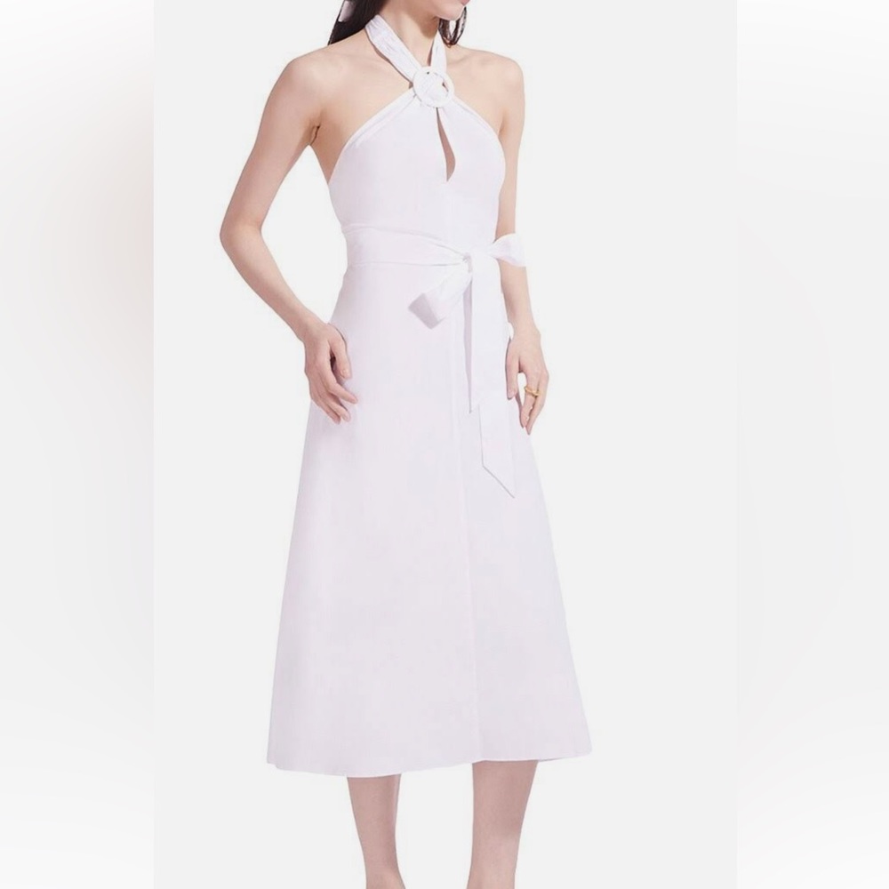 STAUD - Kai halterneck dress NWT
